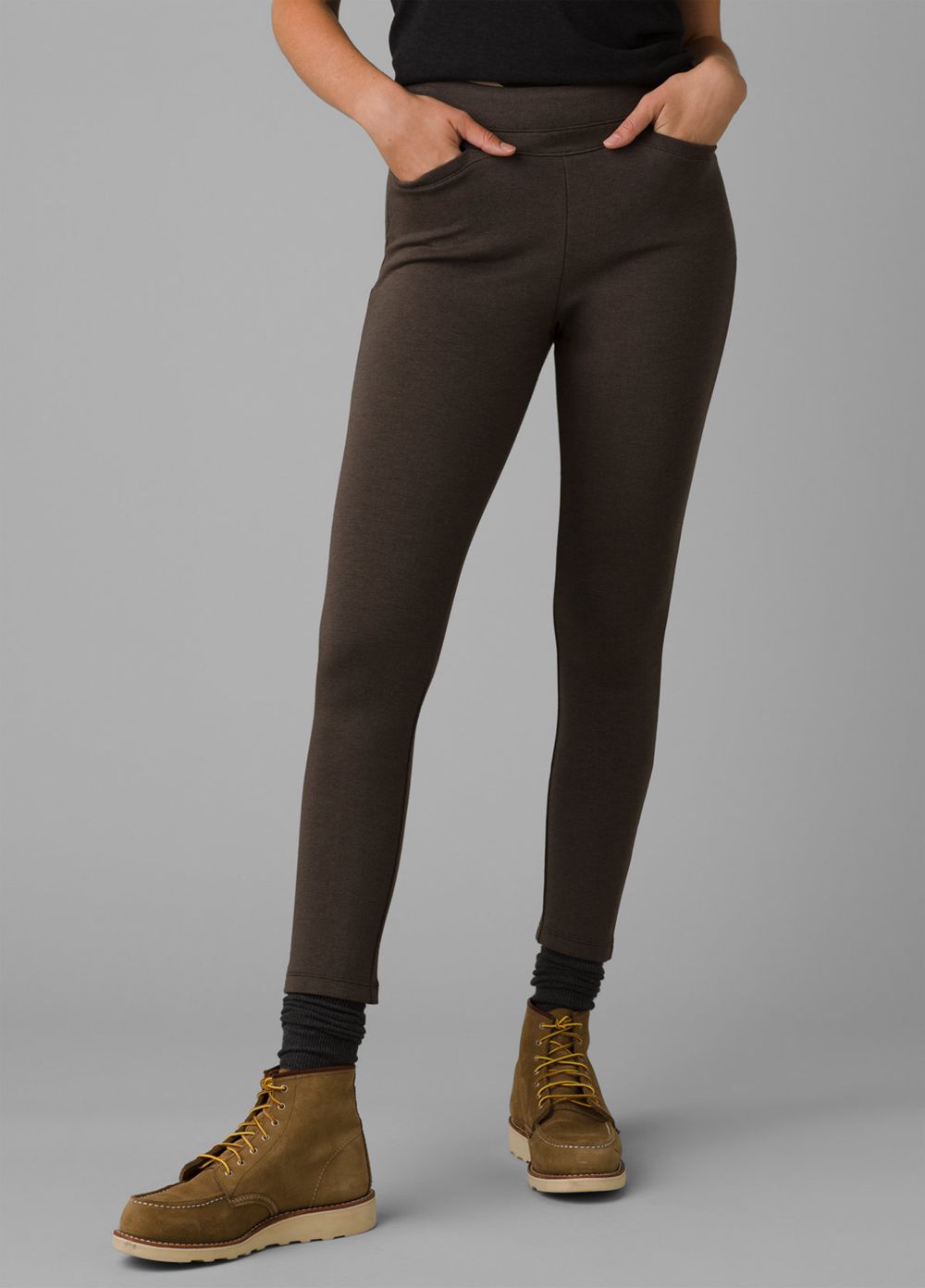 Brown Women\'s PrAna Monte Baldo Leggings | 95478-ZJHP