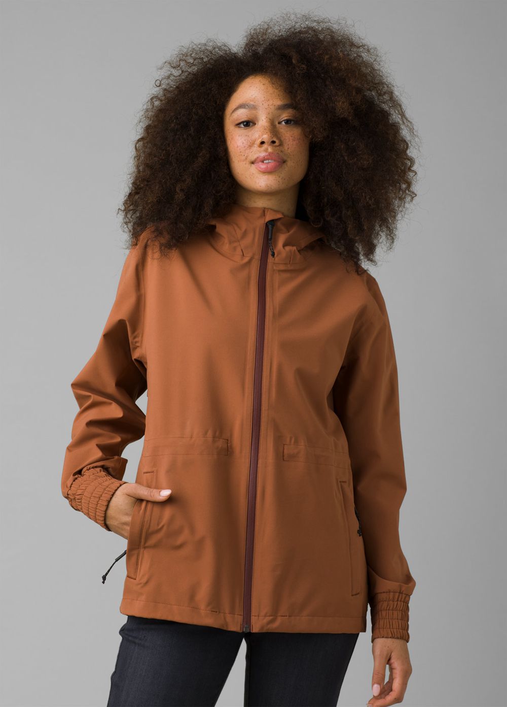 Brown Women\'s PrAna Othello Falls Jackets | 34176-PHWJ