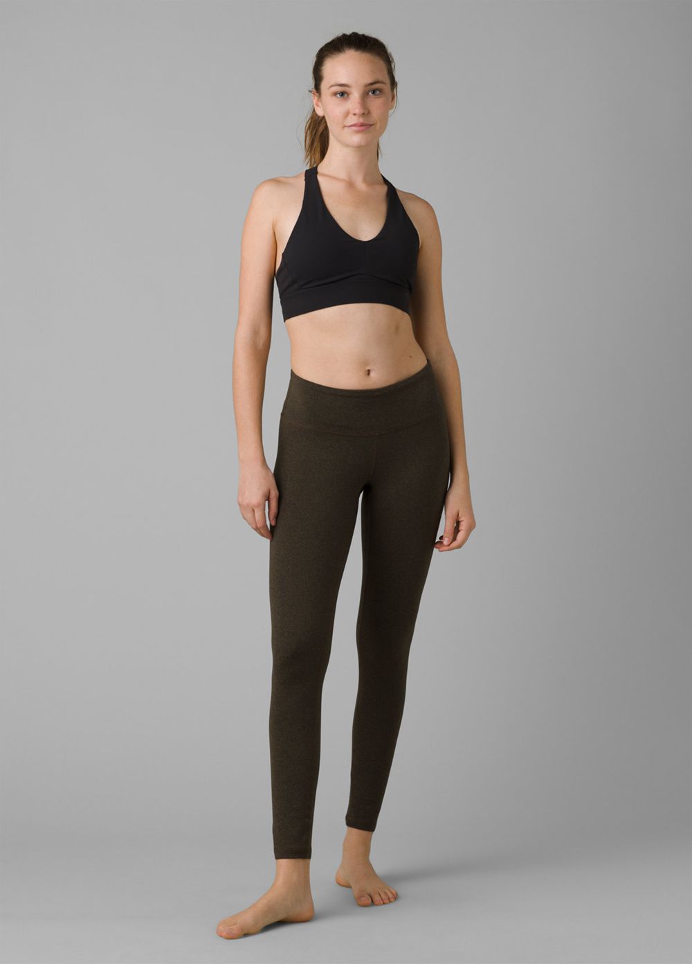 Brown Women's PrAna Pillar Leggings | 56390-QFXR