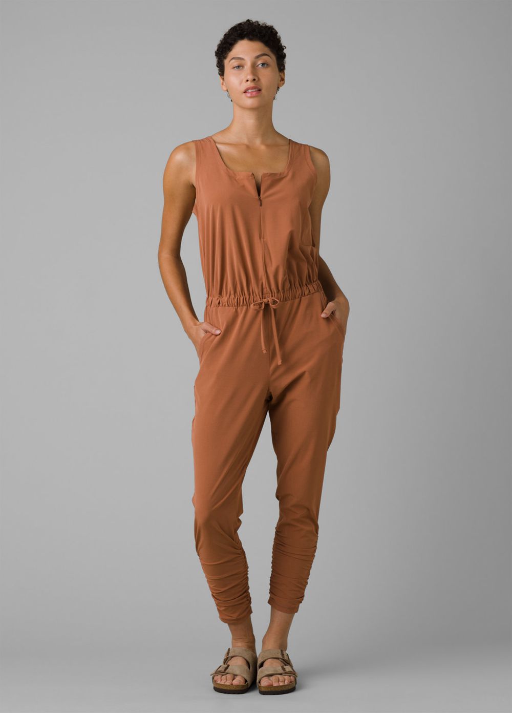 Brown Women\'s PrAna Railay Jumpsuits | 96270-NRZV