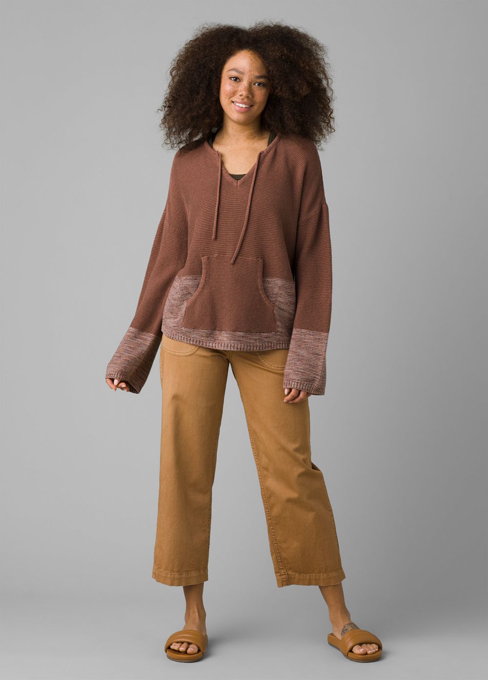 Brown Women's PrAna Sancho Pants | 58976-CMLT