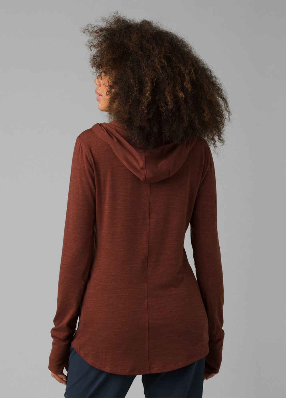 Brown Women's PrAna Sol Protect Hoodie | 24037-YOTQ