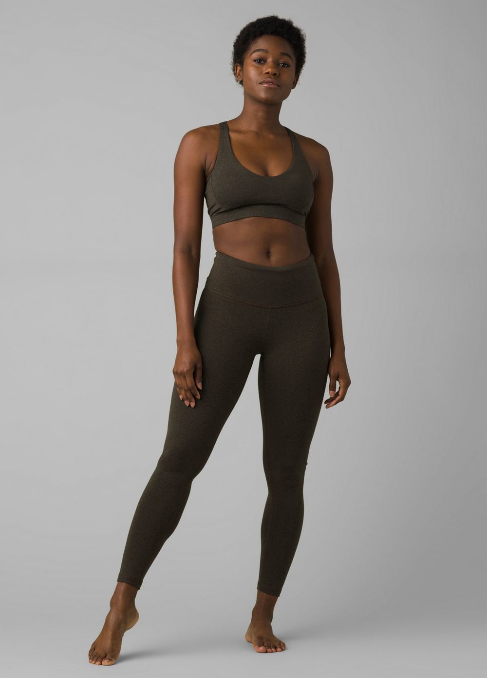 Brown Women's PrAna Transform 7/8 Leggings | 61298-EVDB