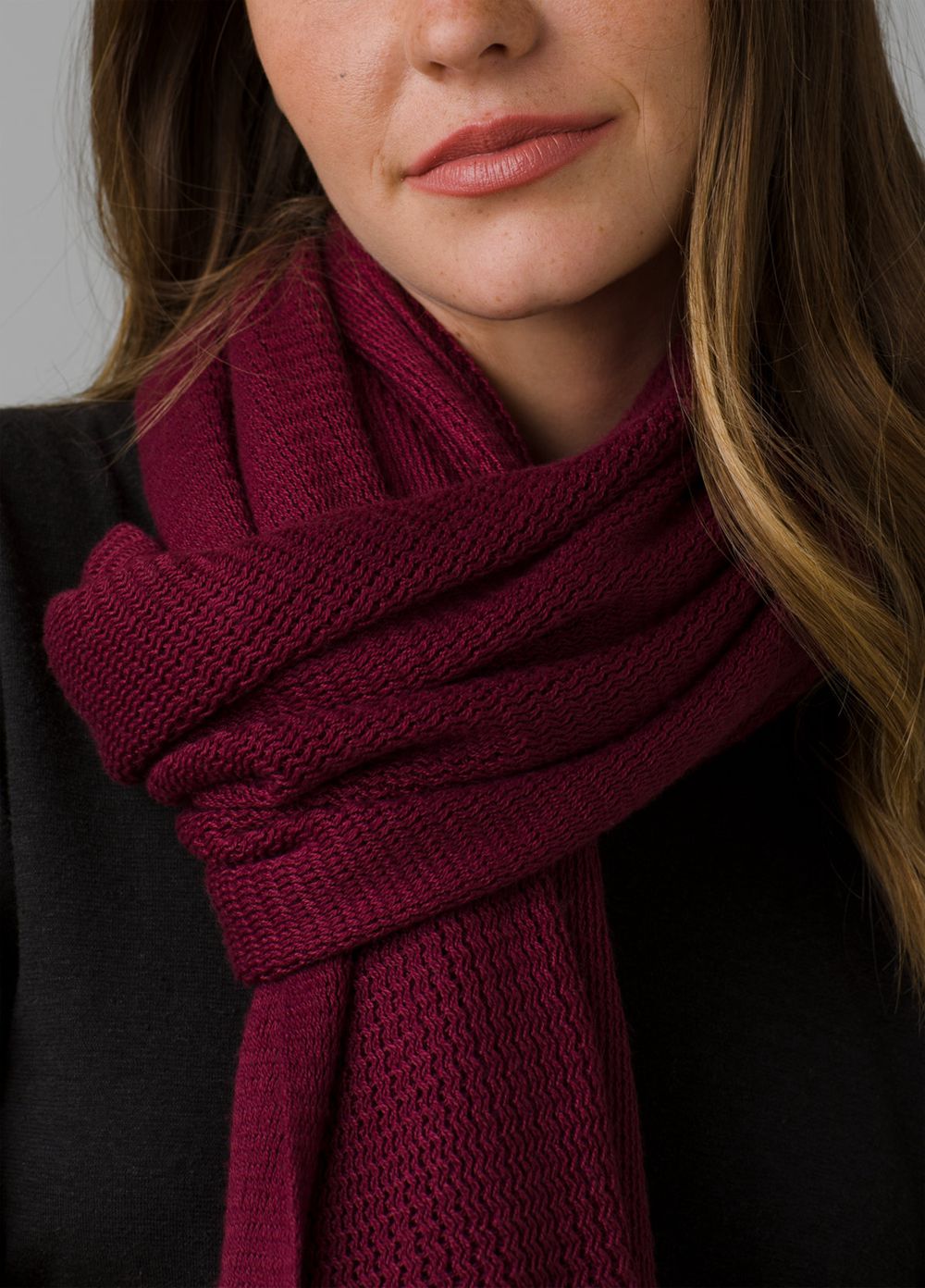 Burgundy Women's PrAna Karsee Scarf | 82059-PECW