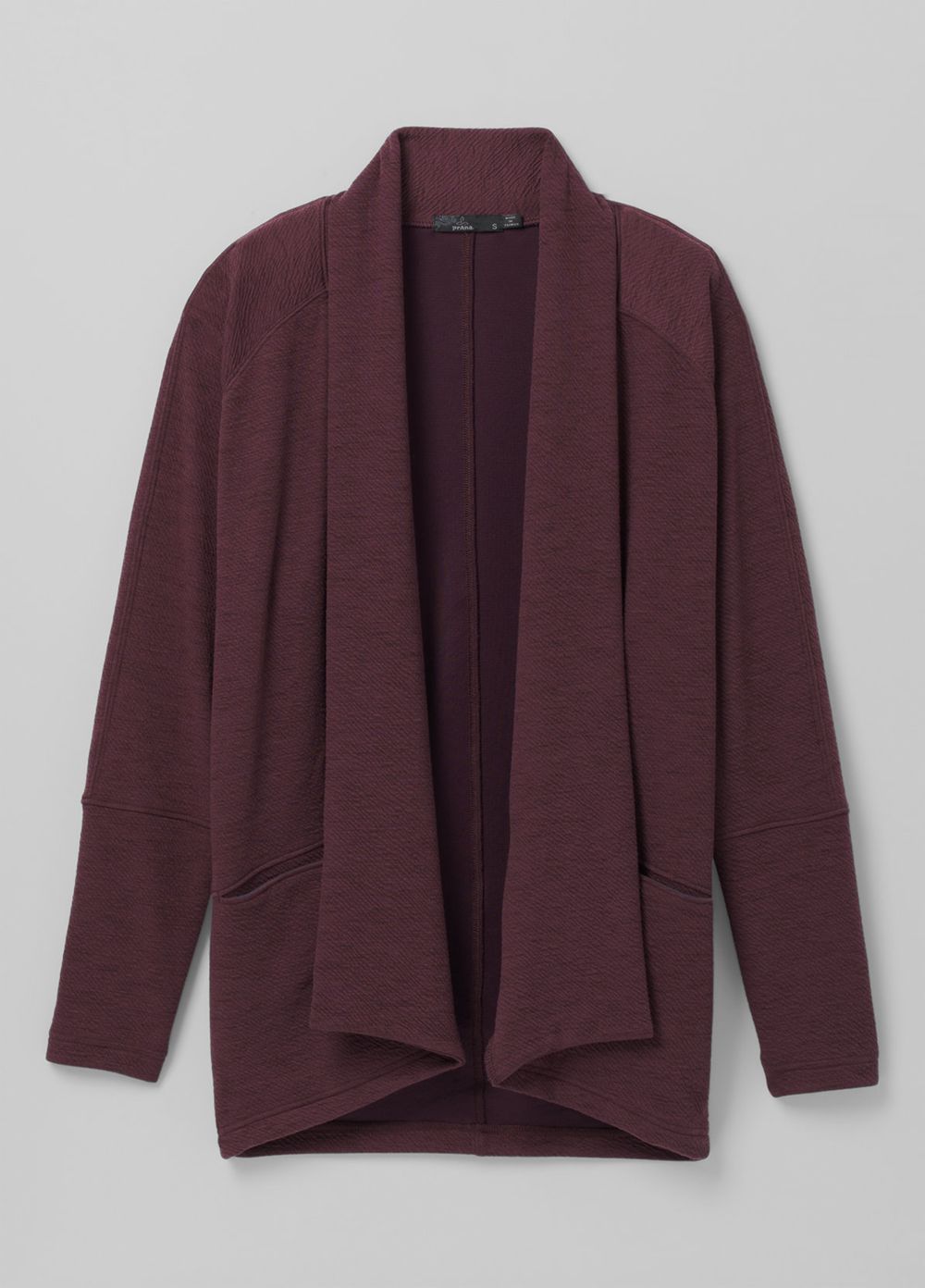 Burgundy Women's PrAna Sunrise Wrap Sweaters | 25968-PHRL