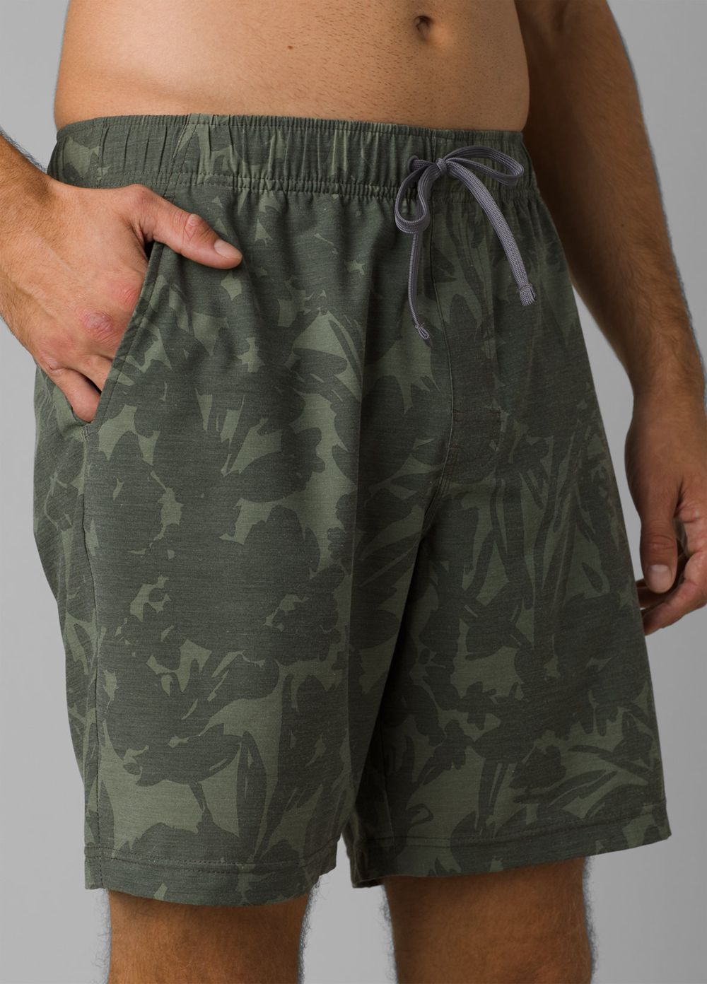 Camouflage Men's PrAna Metric E-Waist Boardshorts | 35904-SRYC