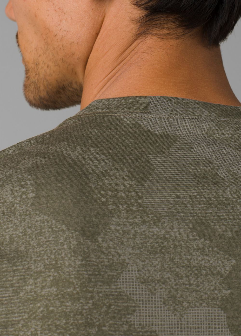 Camouflage Men's PrAna Prospect Heights Graphic Long Sleeve T-Shirts | 21906-TVYC