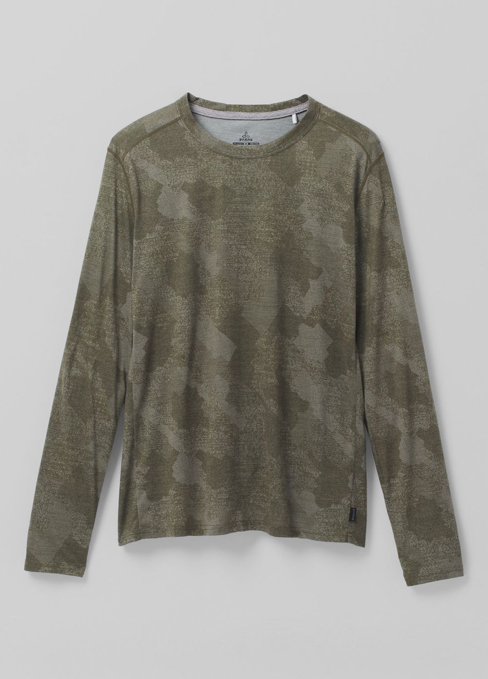 Camouflage Men's PrAna Prospect Heights Graphic Long Sleeve T-Shirts | 21906-TVYC