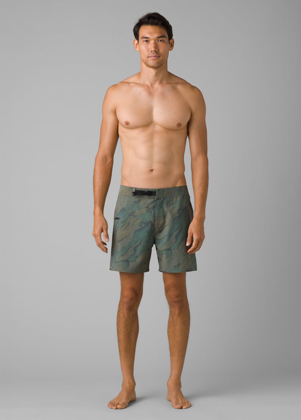 Camouflage Men's PrAna Rock Shock Boardshorts | 31245-VARI