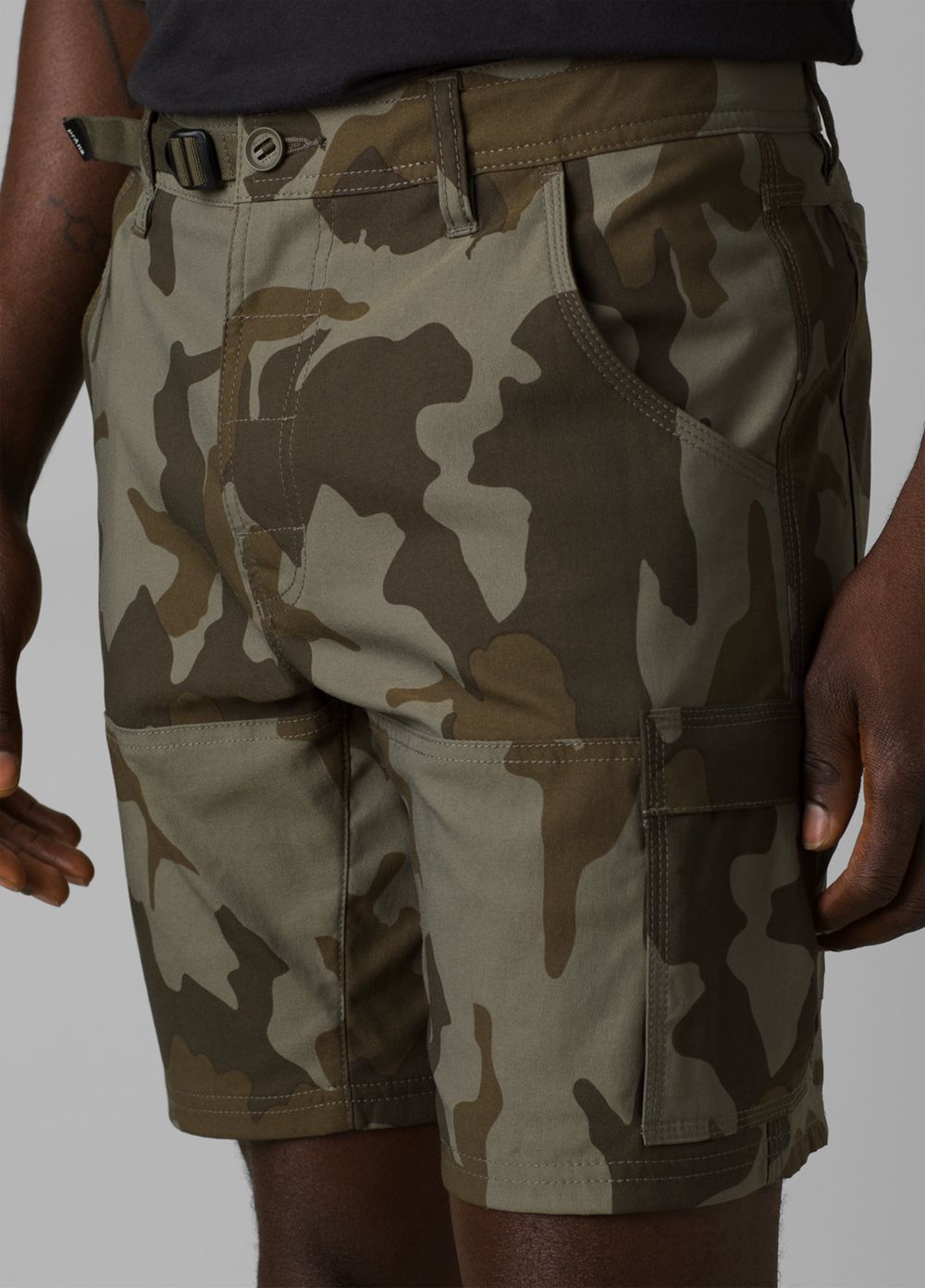 Camouflage Men's PrAna Stretch Zion II Shorts | 82560-ZGBS