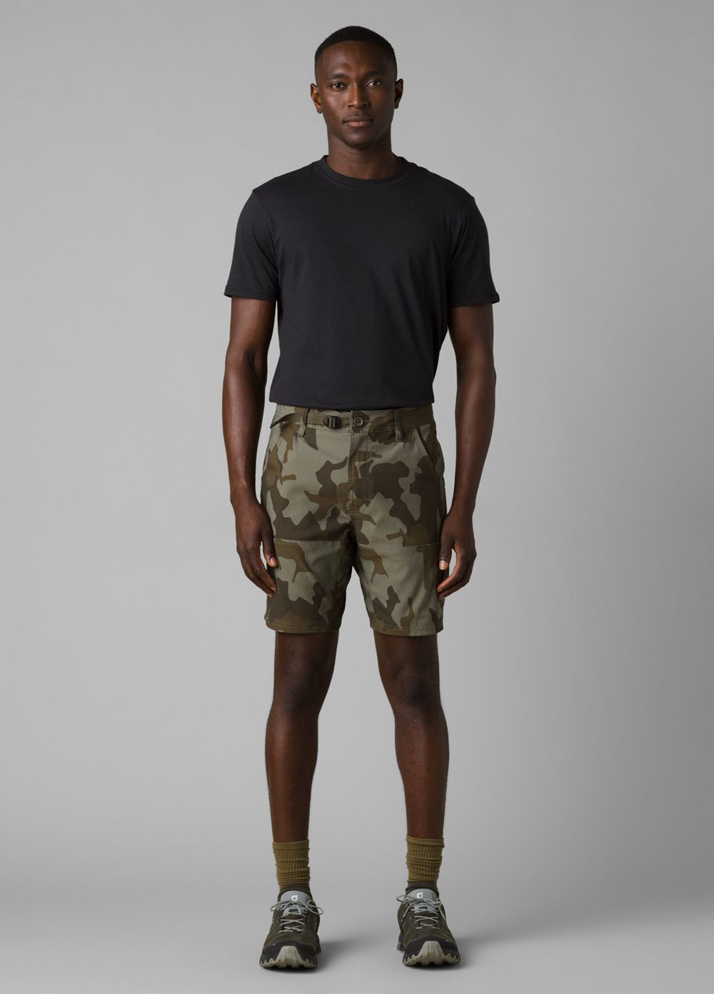 Camouflage Men's PrAna Stretch Zion II Shorts | 82560-ZGBS