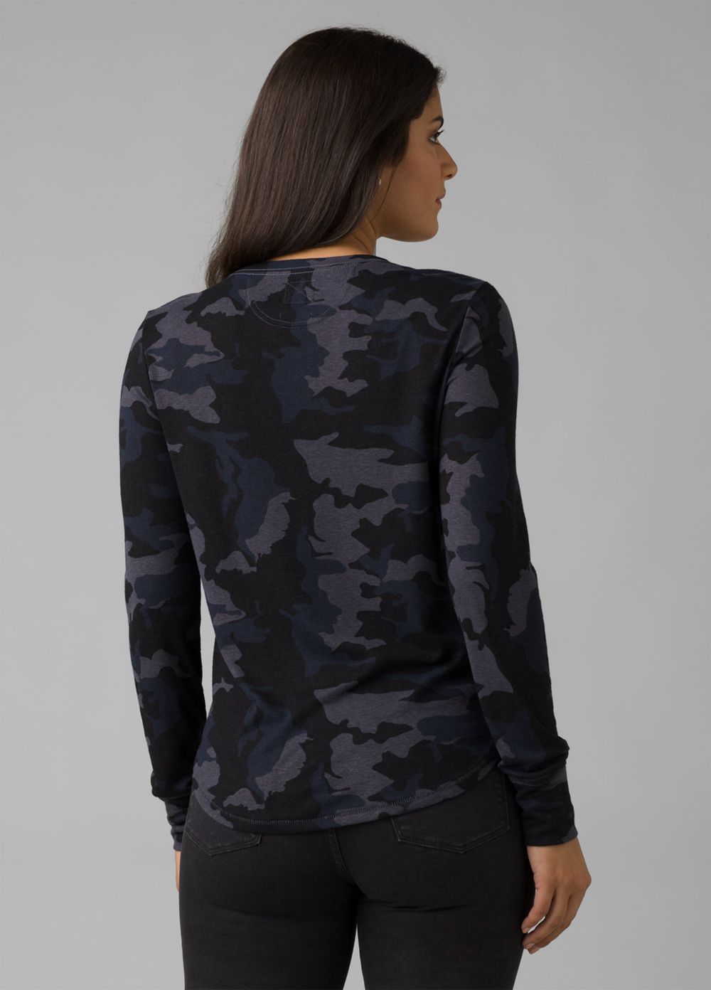 Camouflage Women's PrAna Cozy Up Long Sleeve T-Shirts | 96724-DEBY