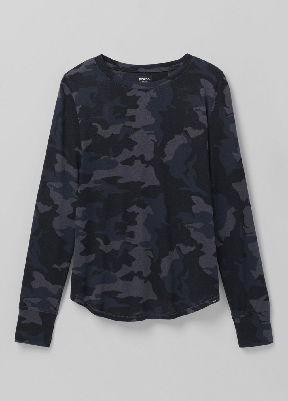 Camouflage Women's PrAna Cozy Up Long Sleeve T-Shirts | 96724-DEBY