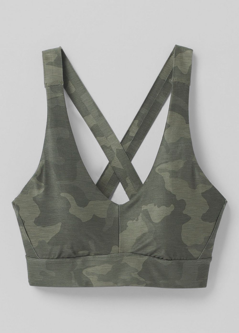 Camouflage Women's PrAna Layna Bra | 65210-SLVF