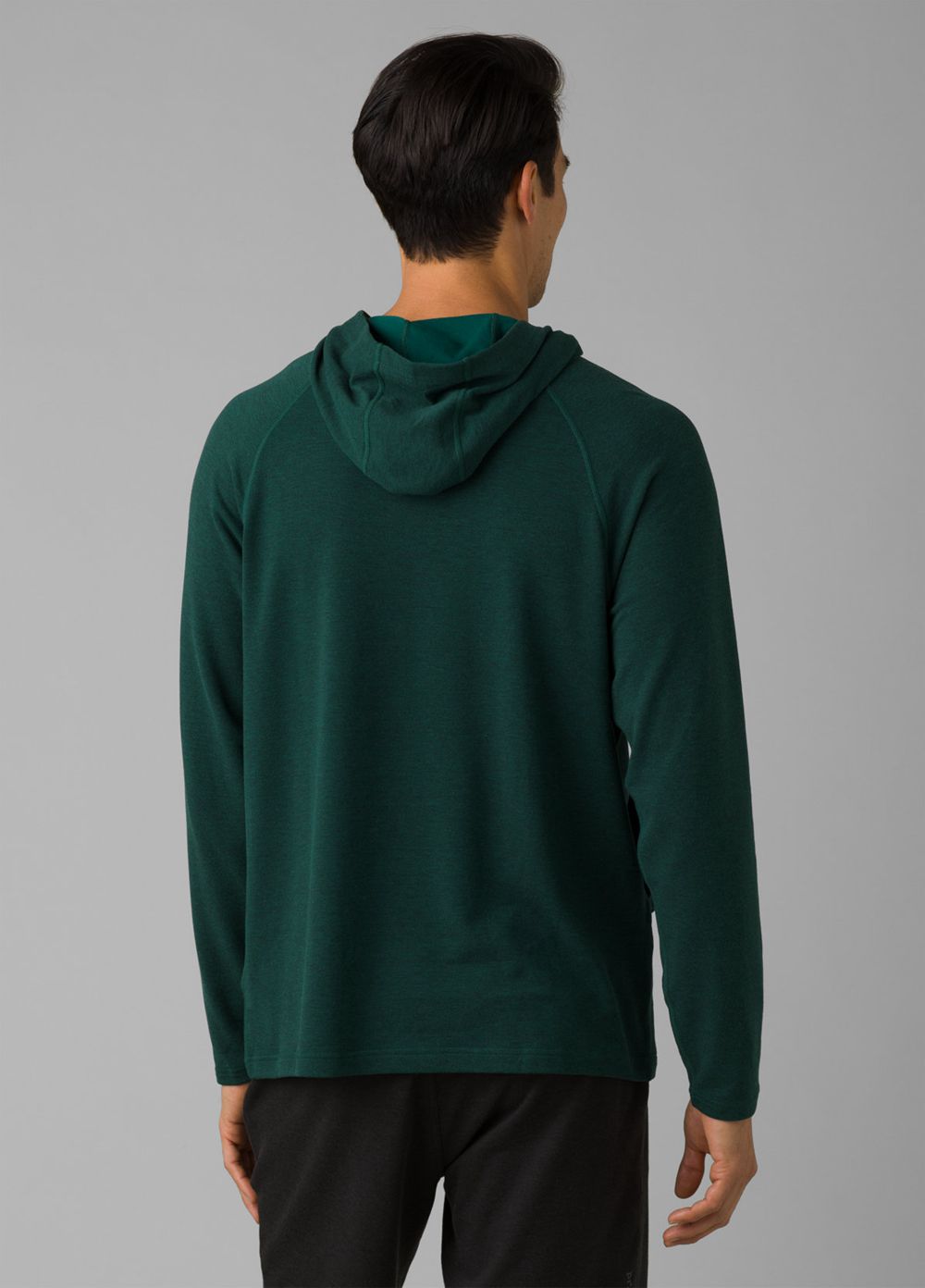 Green Men's PrAna Altitude Tracker Hoodie | 32451-IUQH