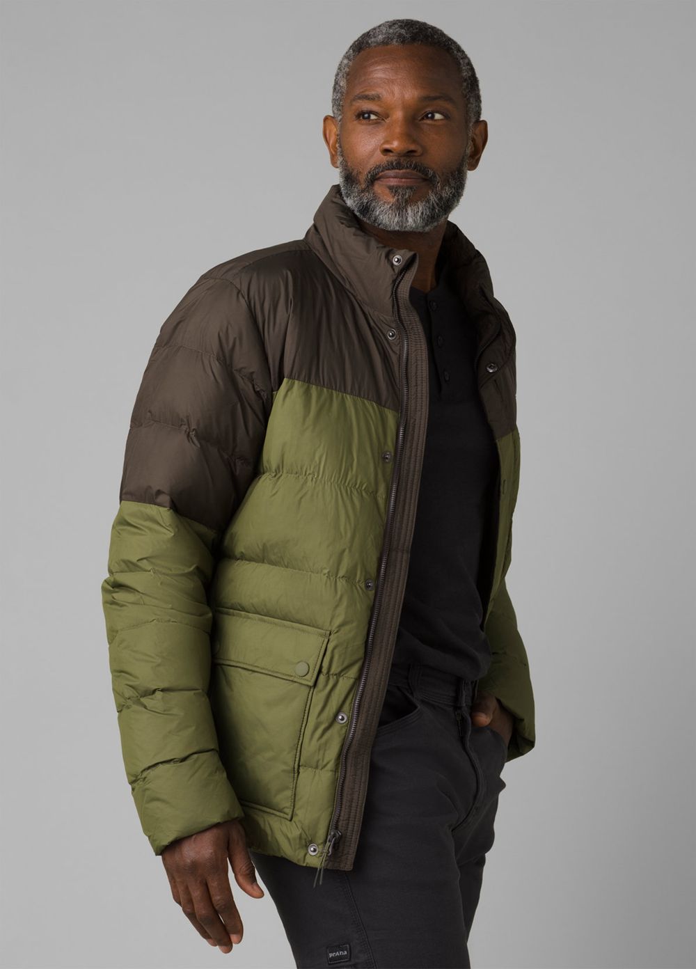 Green Men's PrAna North Palisade Jackets | 13689-DKWI