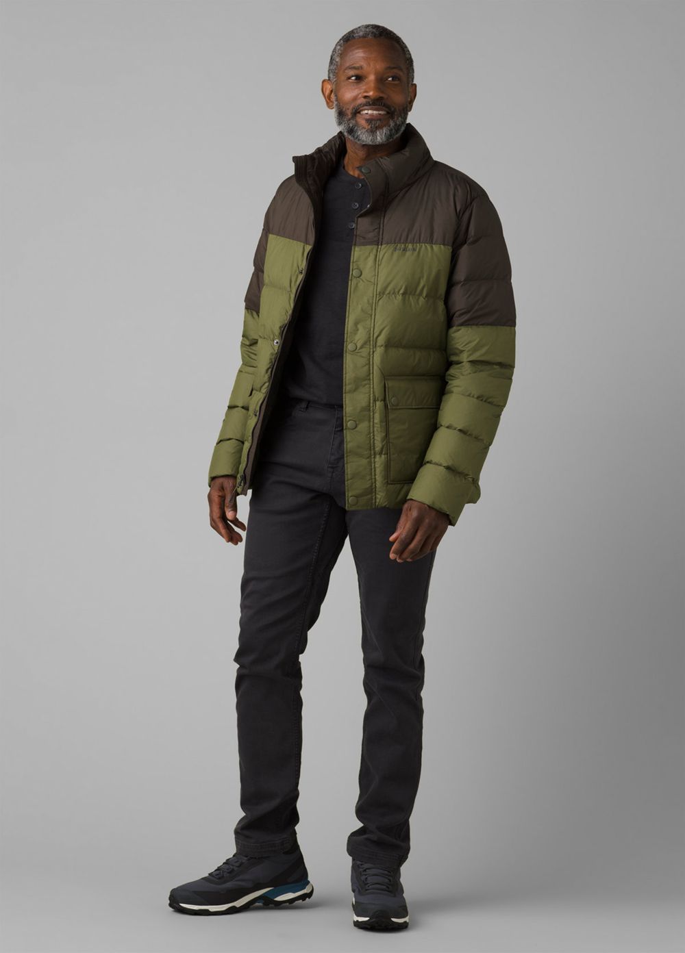 Green Men's PrAna North Palisade Jackets | 13689-DKWI