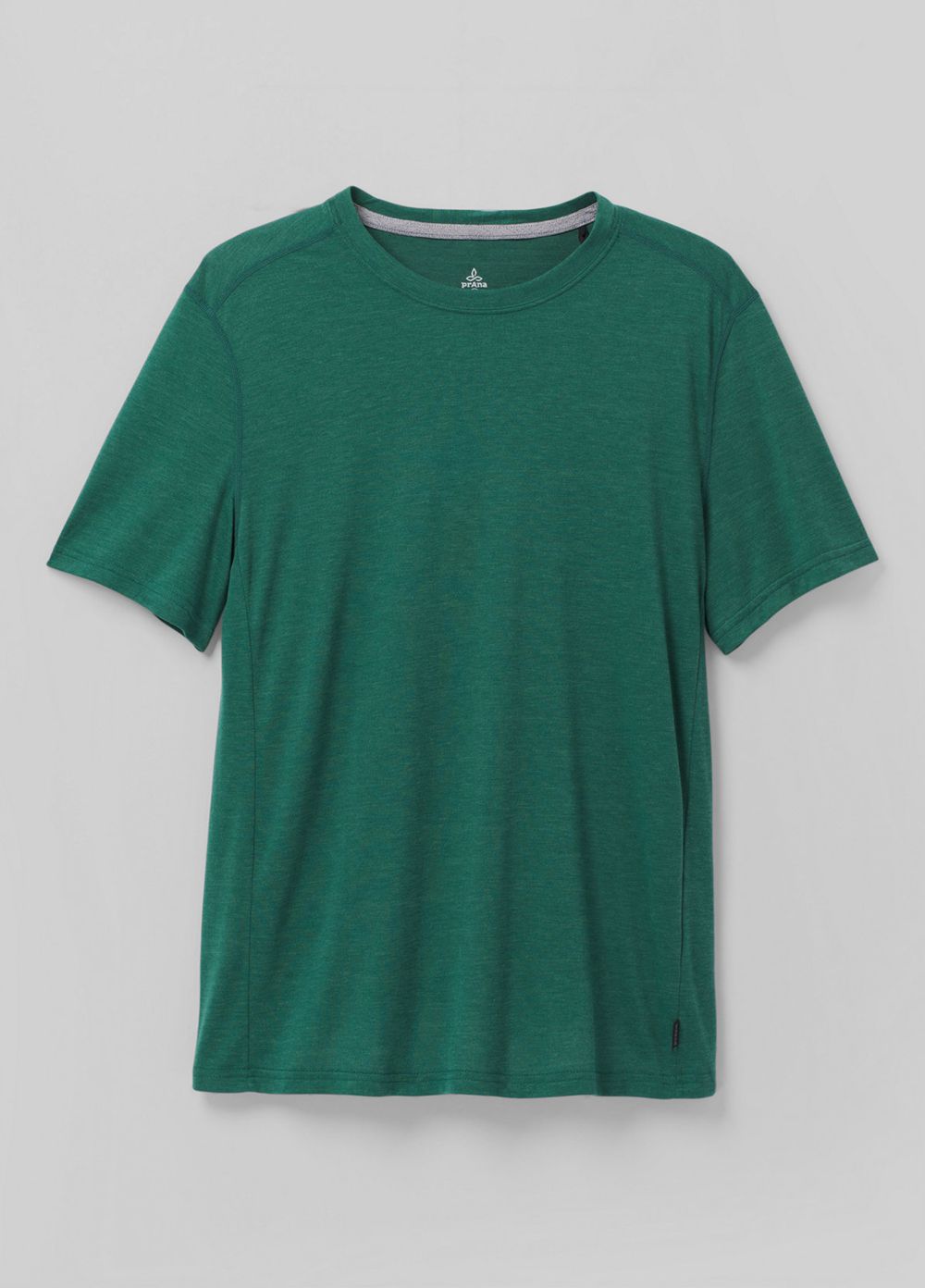 Green Men's PrAna Prospect Heights Crew T-Shirts | 23591-DYSU