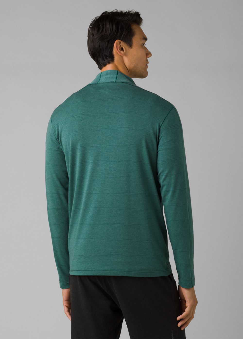 Green Men's PrAna Watchtower 1/2 Zip Sweaters | 86125-RTPW