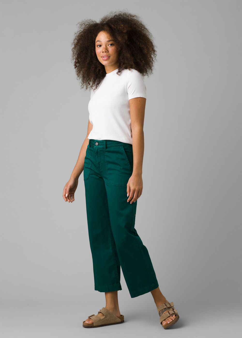 Green Women's PrAna Sancho Pants | 90764-JGKC