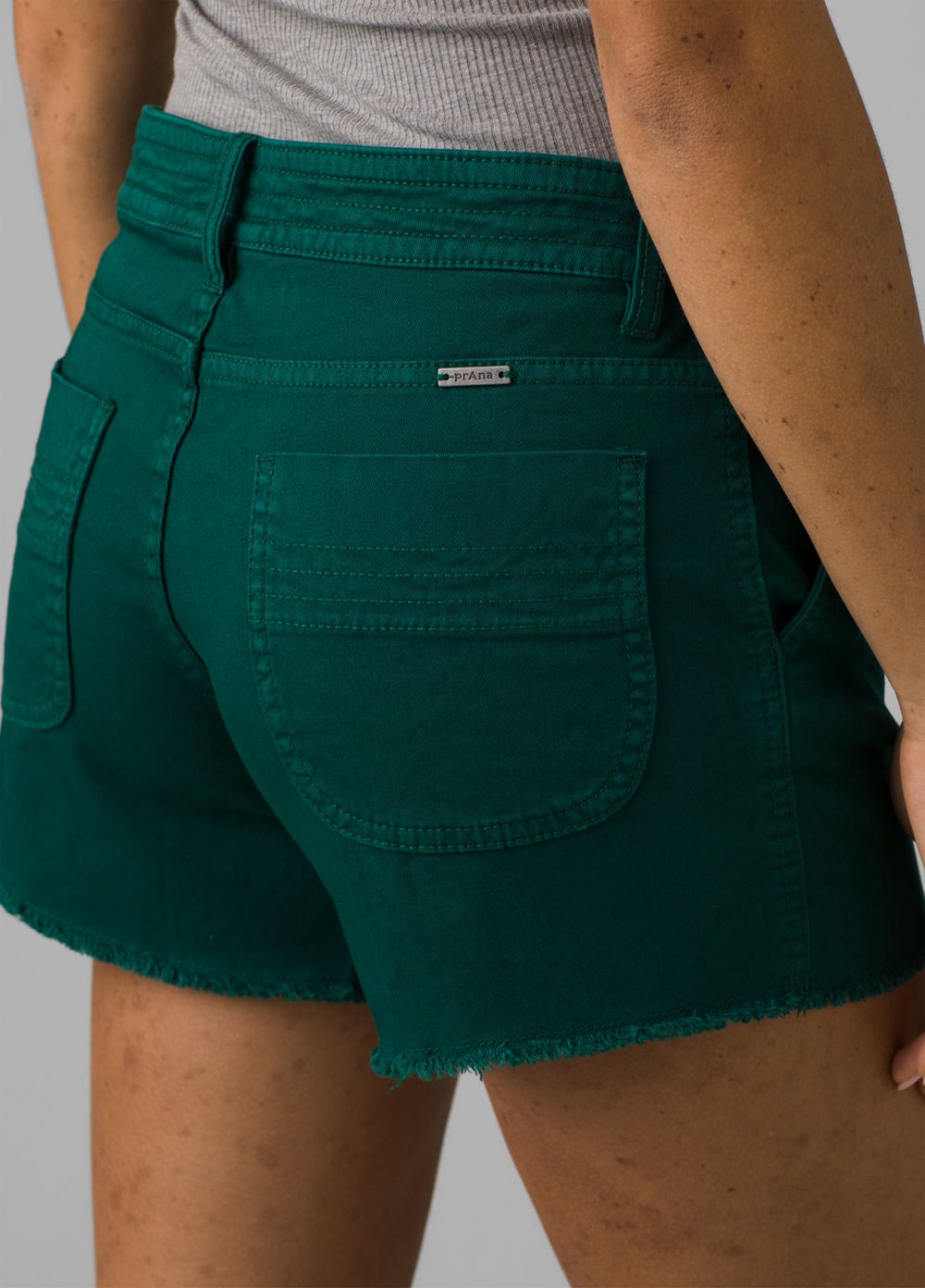 Green Women's PrAna Sancho Shorts | 45236-WOQK