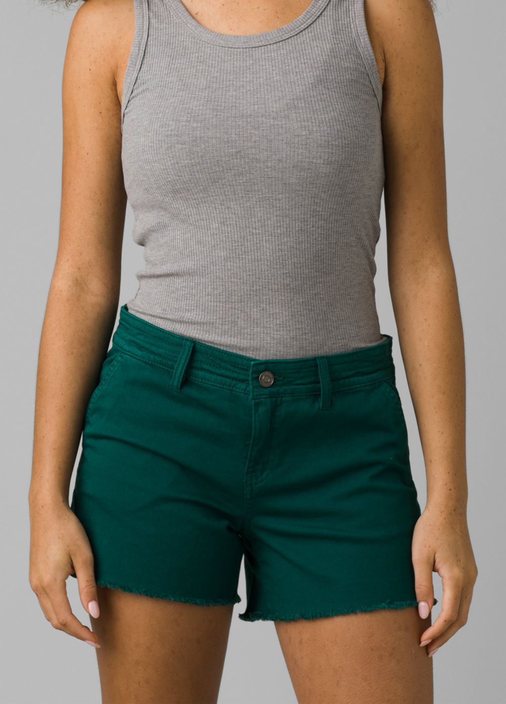 Green Women\'s PrAna Sancho Shorts | 45236-WOQK