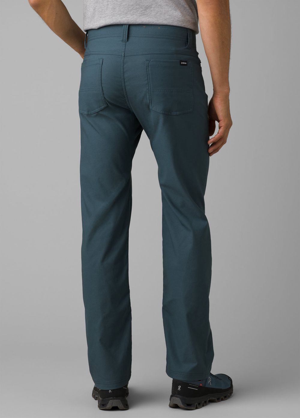 Grey Blue Men's PrAna Brion II Pants | 08352-NQOL