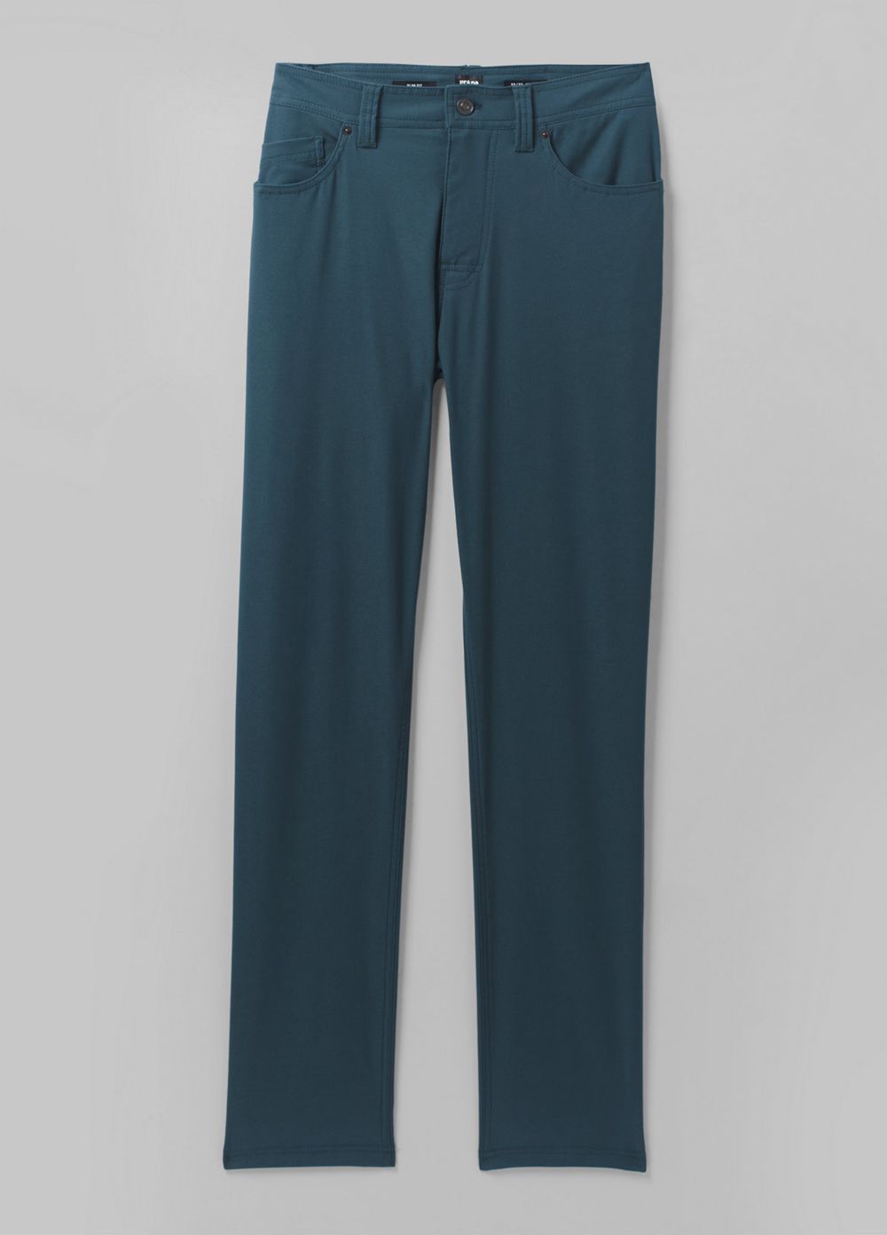 Grey Blue Men's PrAna Brion Slim II Pants | 24605-KHUQ