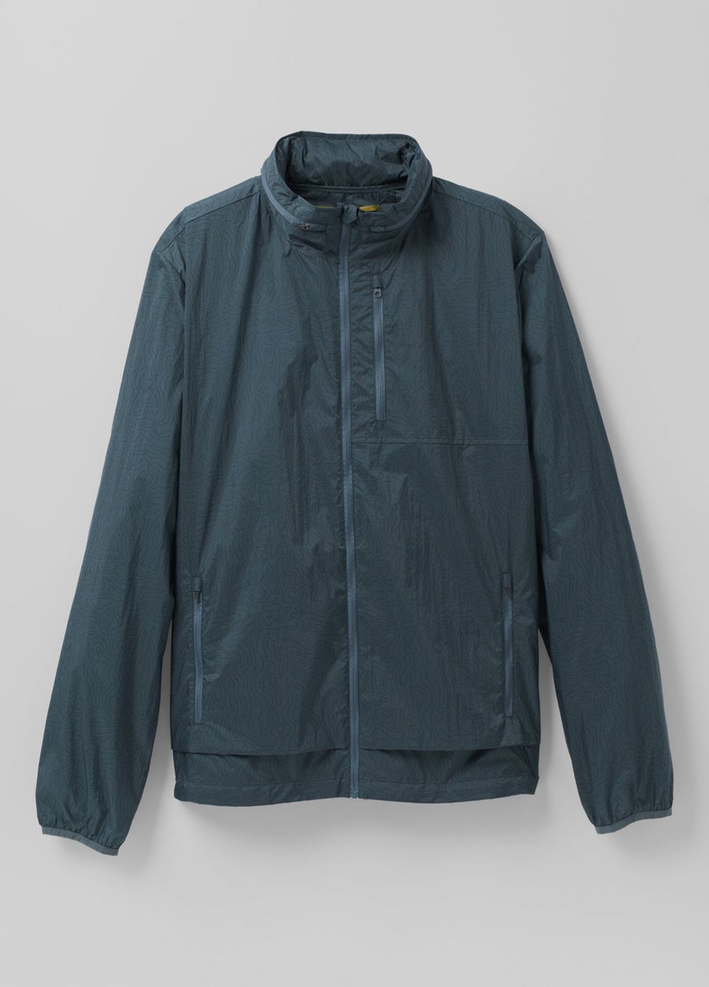 Grey Blue Men's PrAna Transit Range Jackets | 62985-LOXB