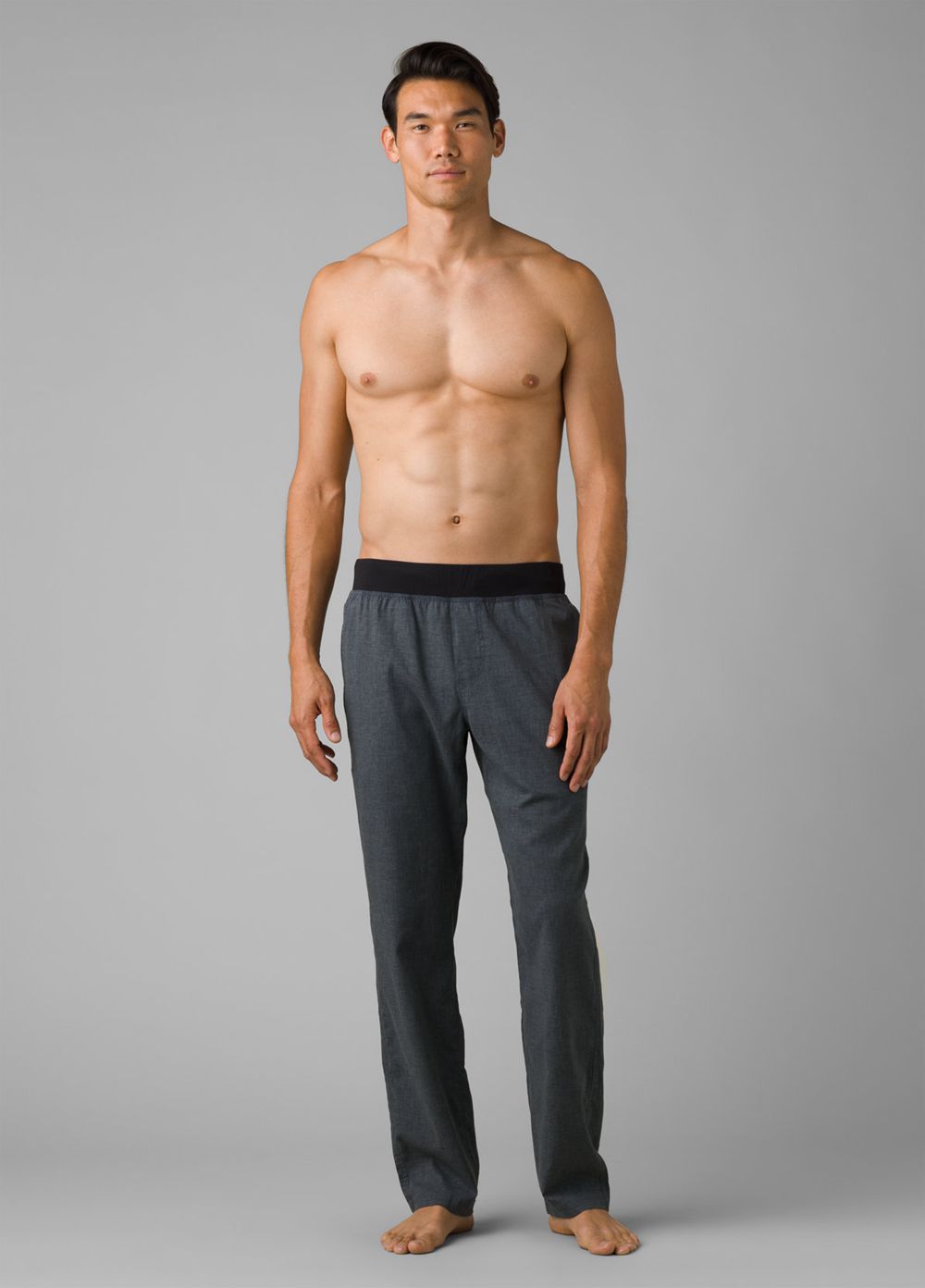 Grey Blue Men's PrAna Vaha Straight Pants | 83796-BRDT