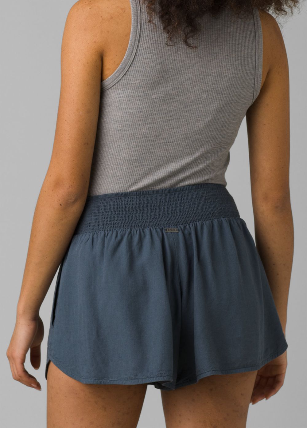 Grey Blue Women's PrAna Teletropics Shorts | 13046-QYHW