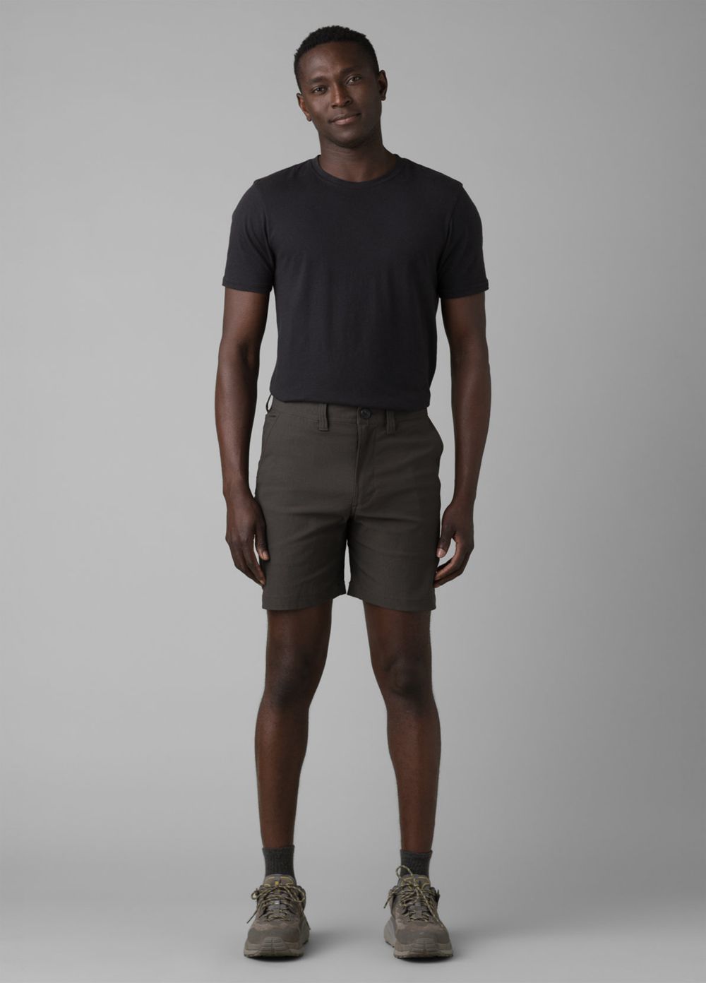 Grey Men's PrAna Alameda Shorts | 13984-ONQZ