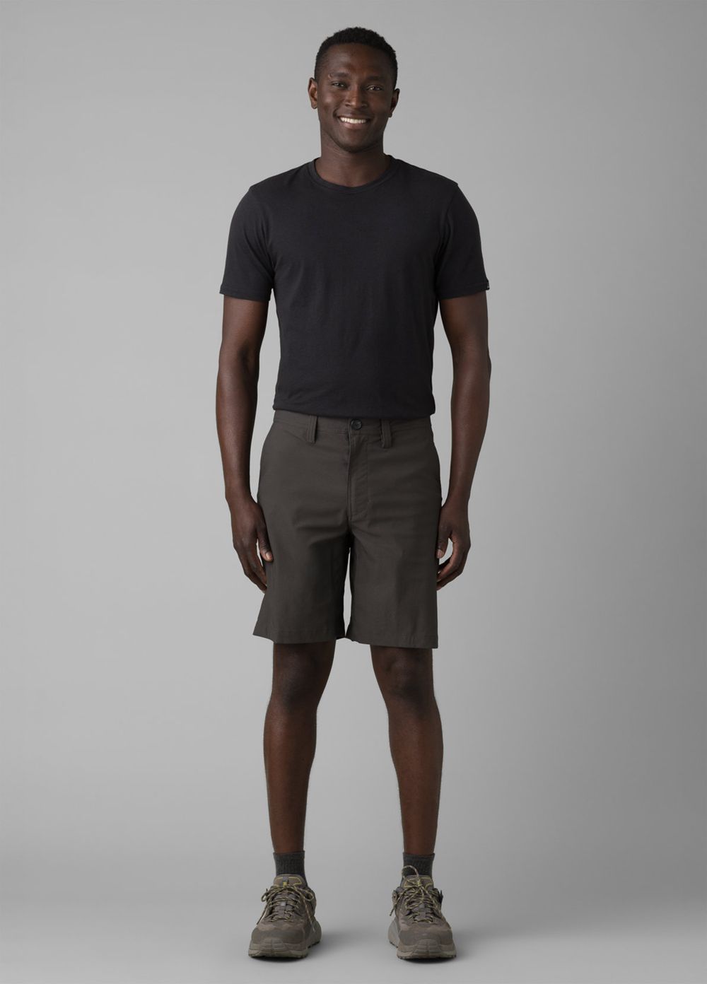 Grey Men's PrAna Alameda Shorts | 13984-ONQZ