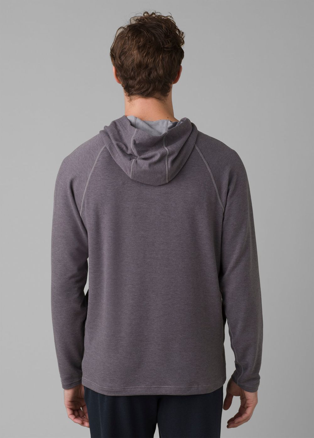 Grey Men's PrAna Altitude Tracker Hoodie | 20968-NOIU