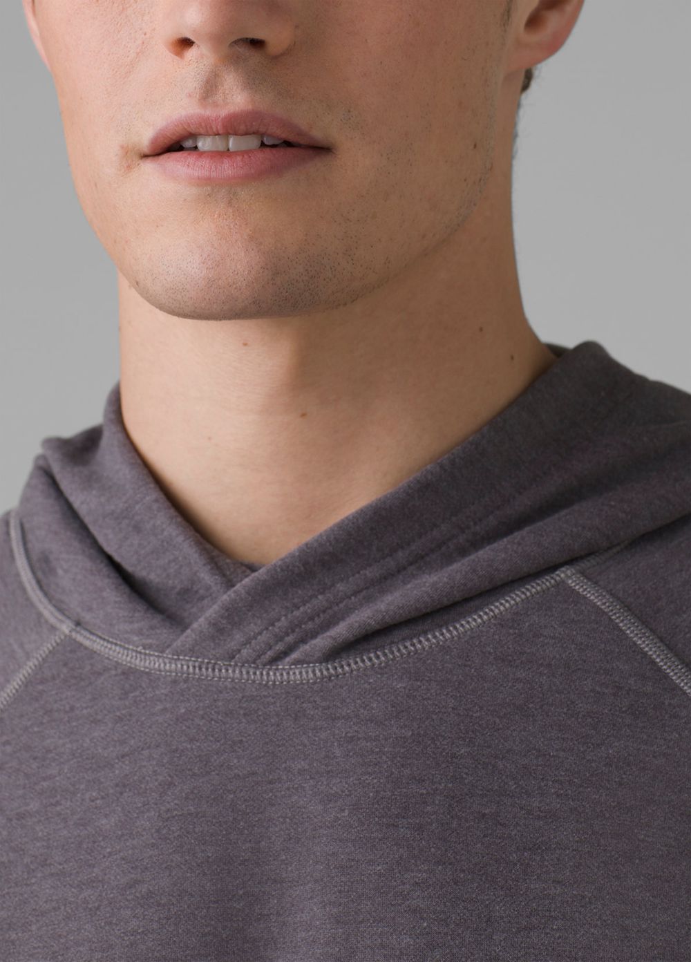 Grey Men's PrAna Altitude Tracker Hoodie | 20968-NOIU