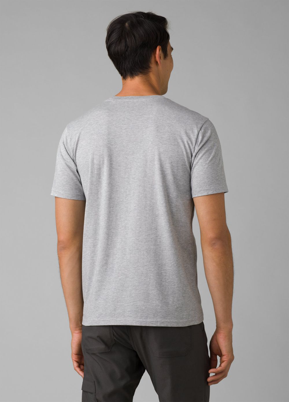 Grey Men's PrAna Beer Belly Journeyman T-Shirts | 21059-RLNZ