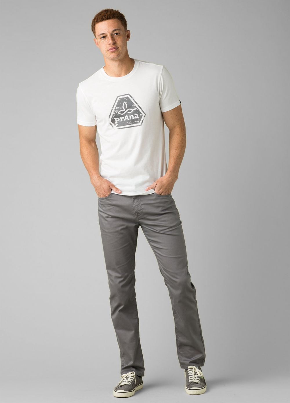 Grey Men's PrAna Bridger Jeans | 39642-MISX