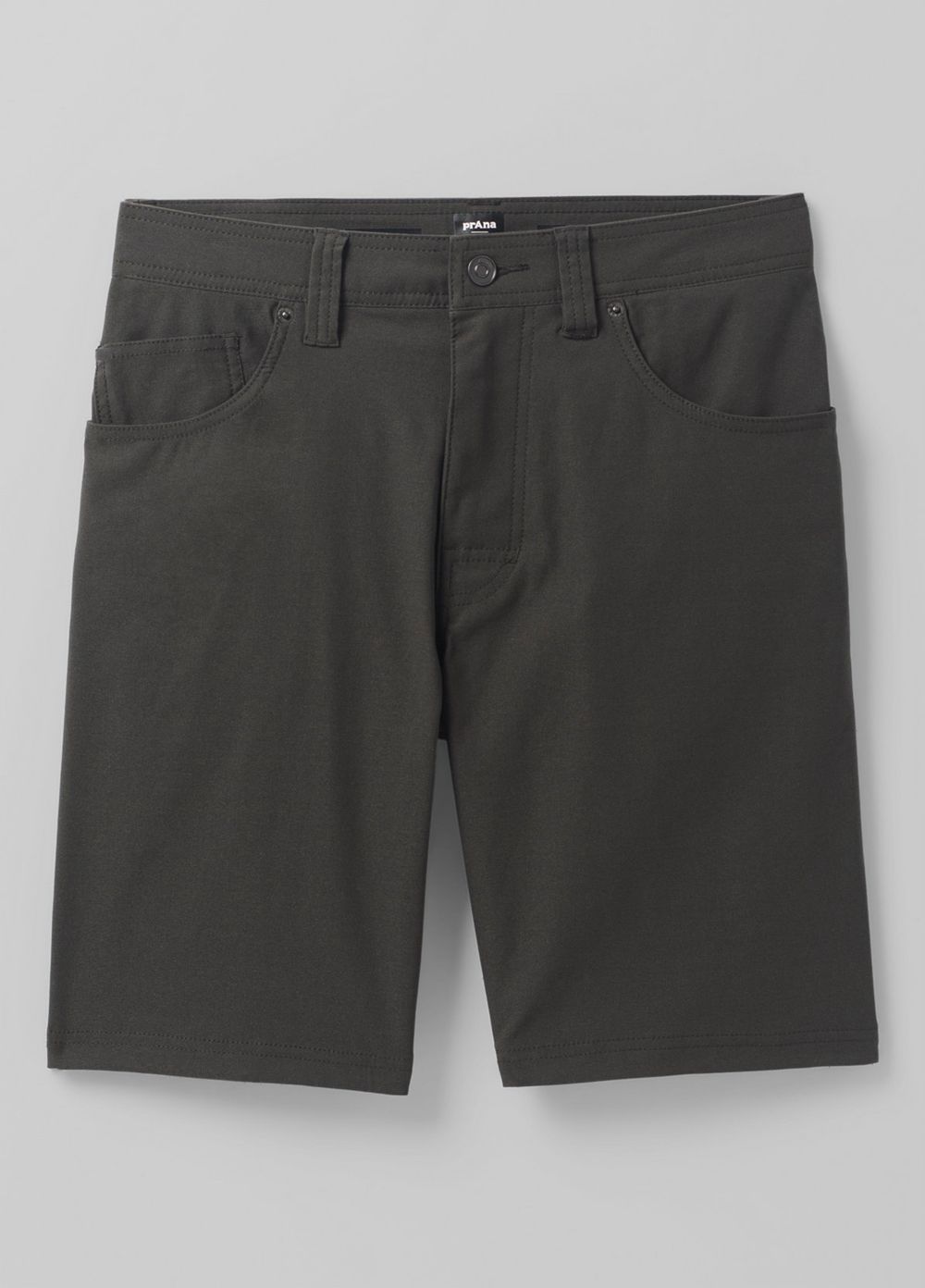 Grey Men's PrAna Brion II Shorts | 07291-AKMQ