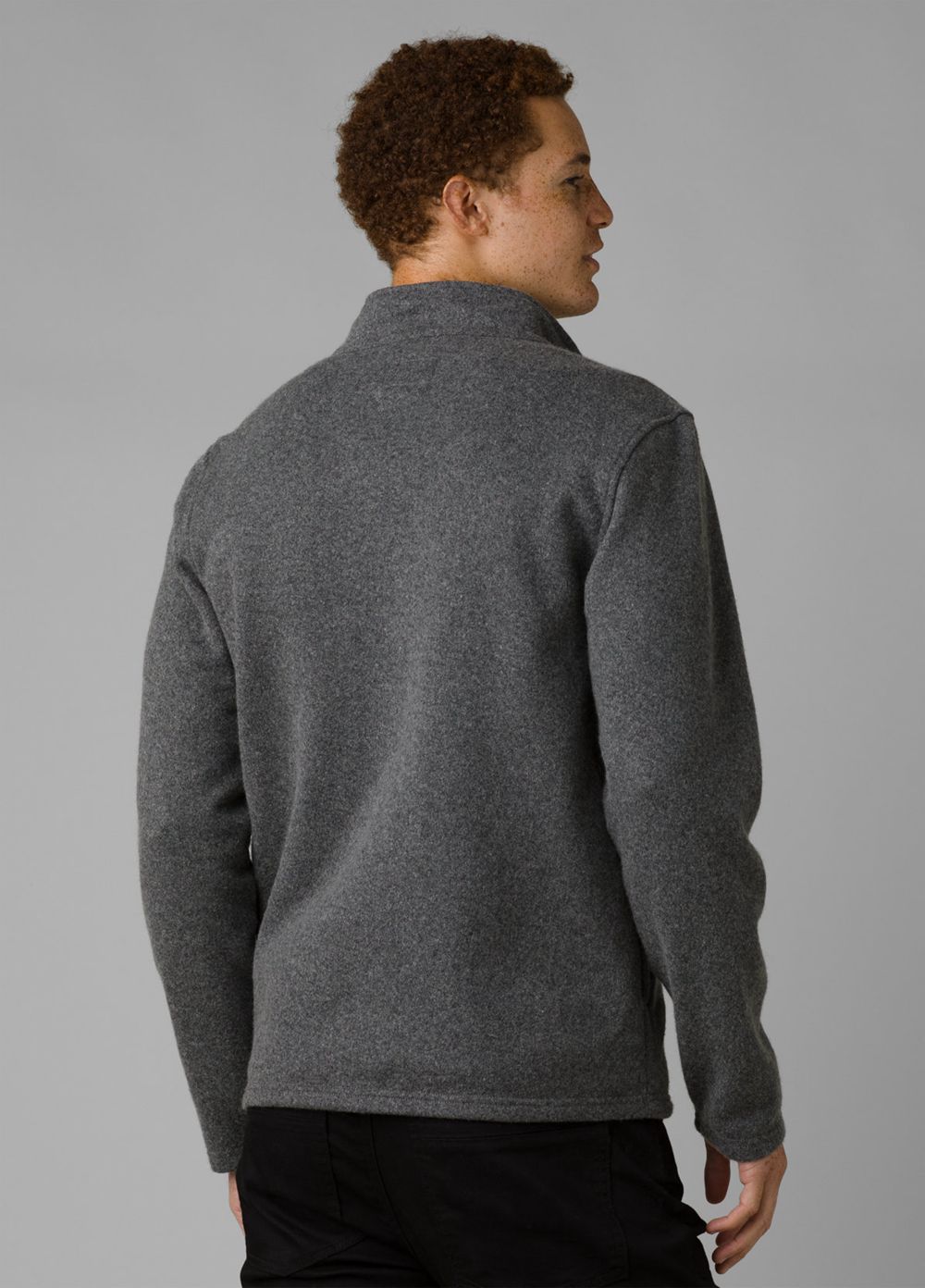 Grey Men's PrAna Brookland Sweater Jackets | 16793-DVPL