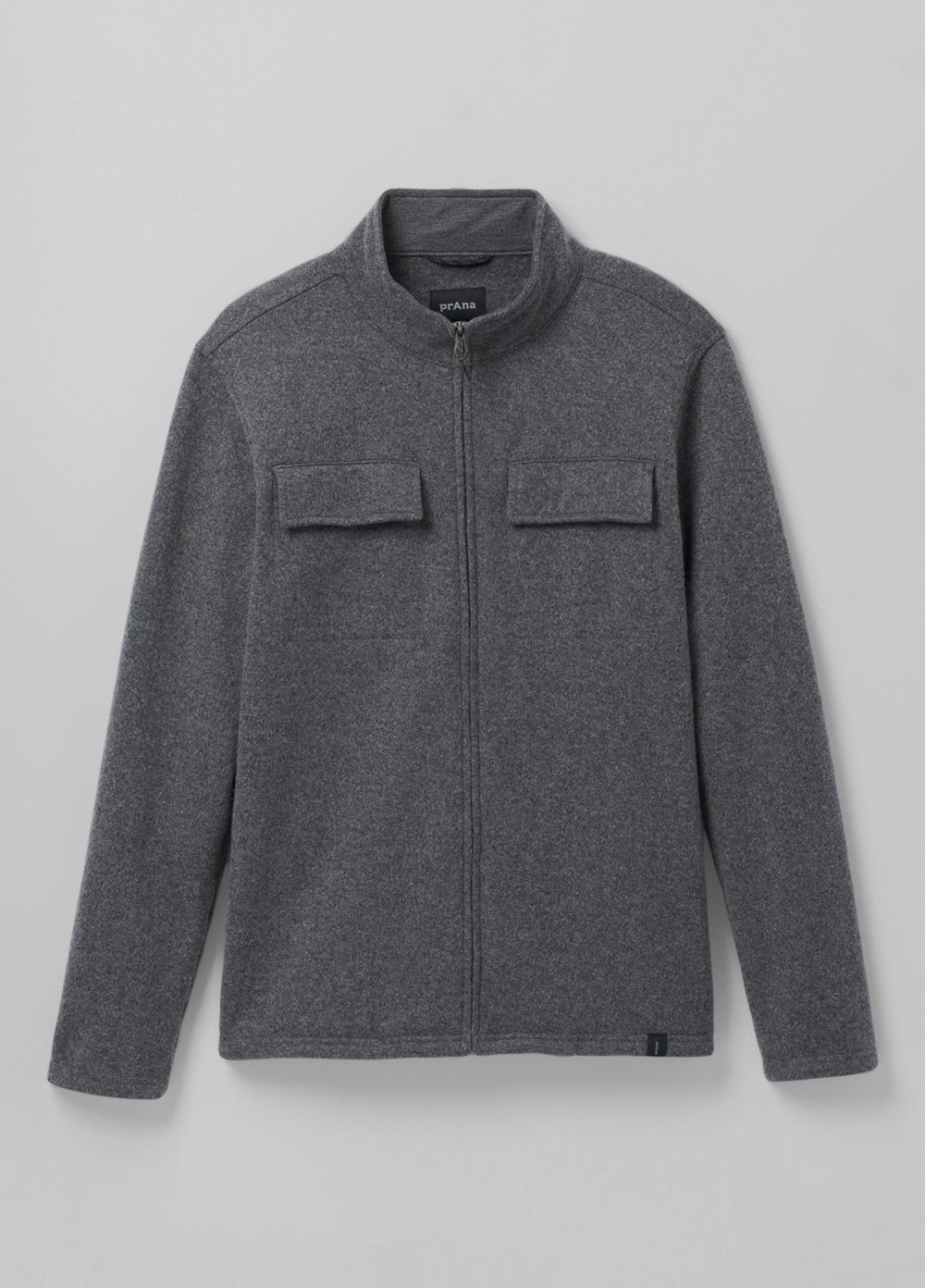 Grey Men's PrAna Brookland Sweater Jackets | 16793-DVPL