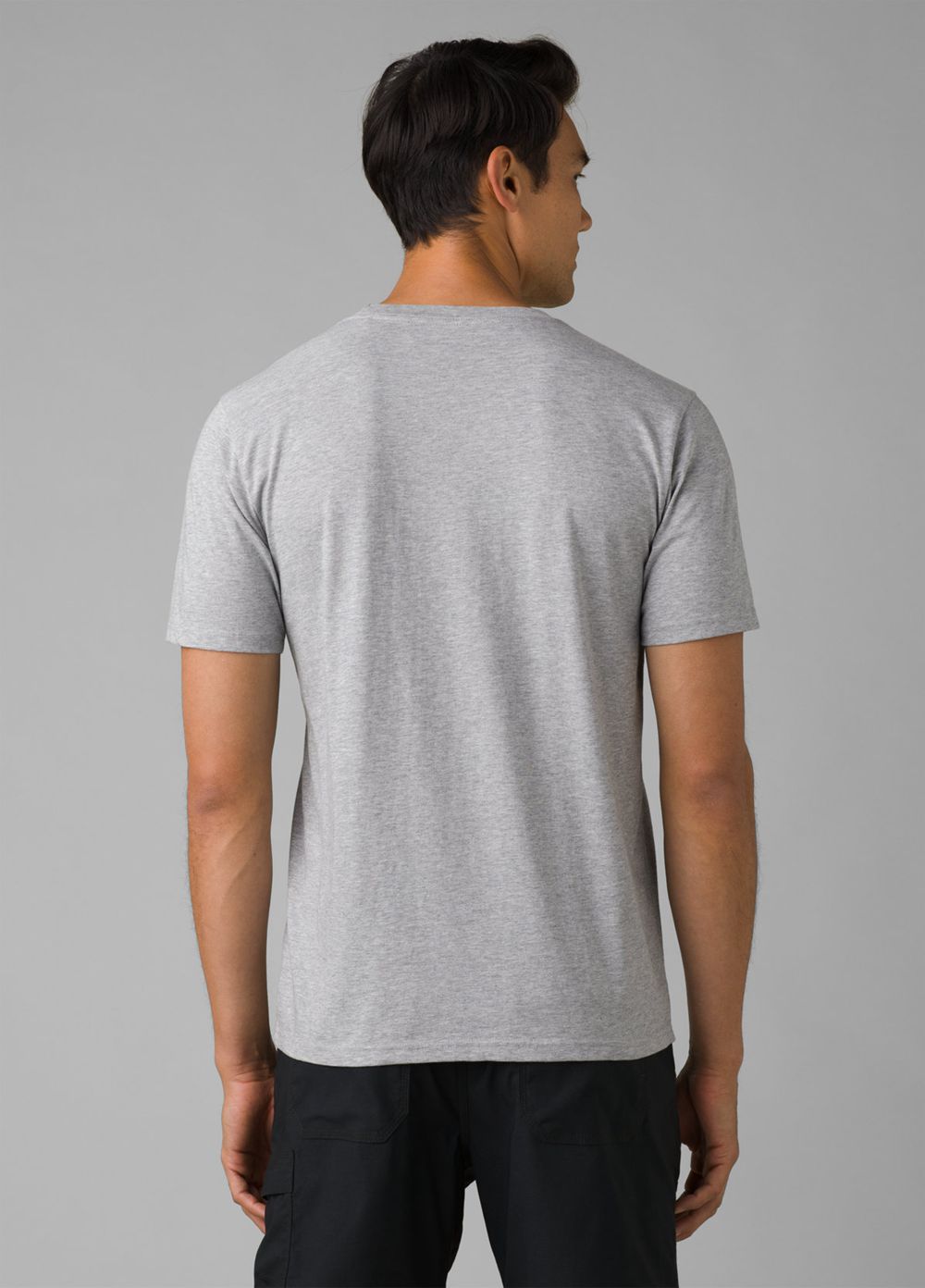 Grey Men's PrAna Camp Fire Journeyman 2 T-Shirts | 78532-XNSR