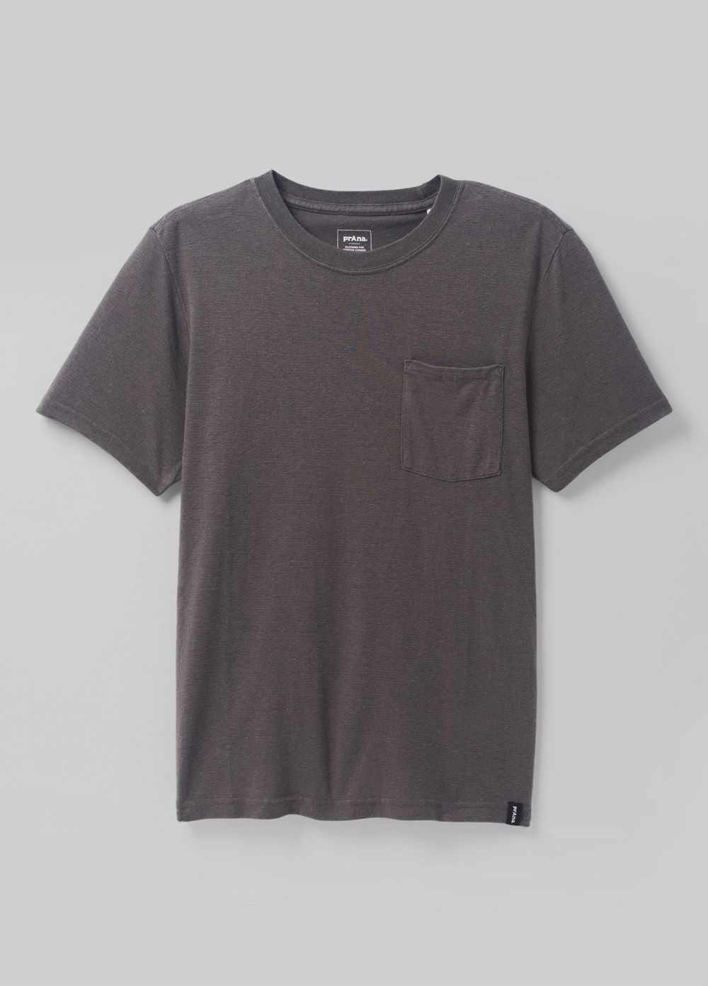 Grey Men's PrAna Cardiff Short Sleeve Pocket T-Shirts | 63812-SDGZ