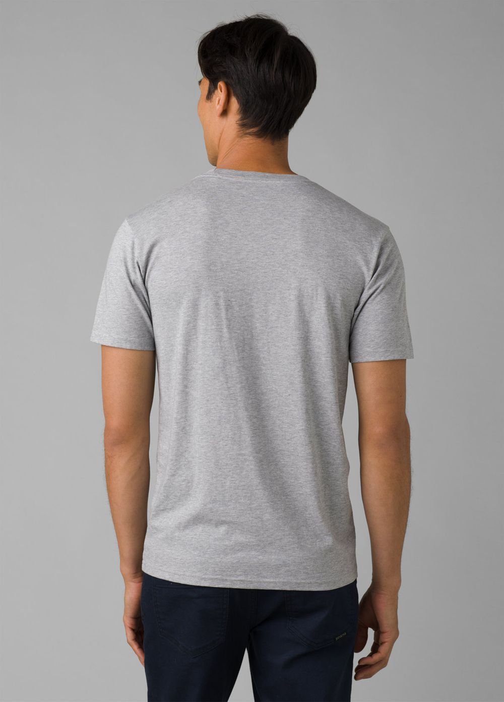 Grey Men's PrAna Como Te Llama Journeyman 2 T-Shirts | 09536-XICZ