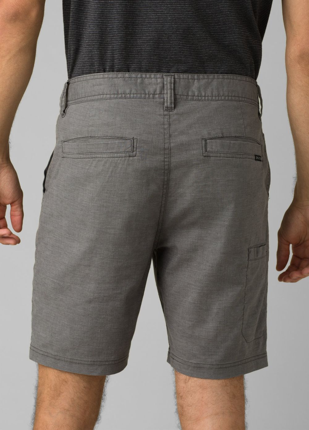 Grey Men's PrAna Furrow Shorts | 34517-DKFM