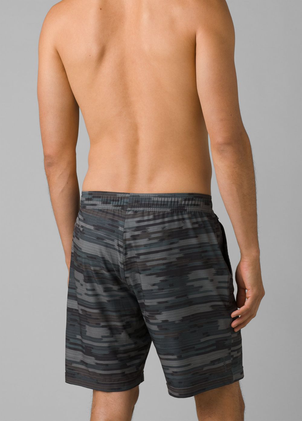 Grey Men's PrAna Heiro Lined Shorts | 29317-NEMA