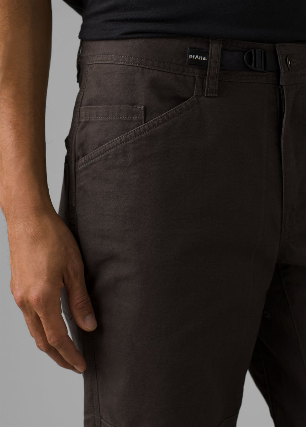 Grey Men's PrAna Kragg Pants | 09721-NYTI