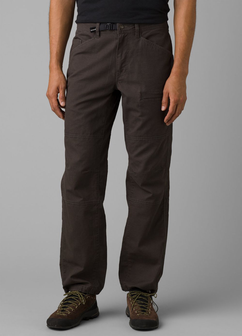 Grey Men\'s PrAna Kragg Pants | 09721-NYTI