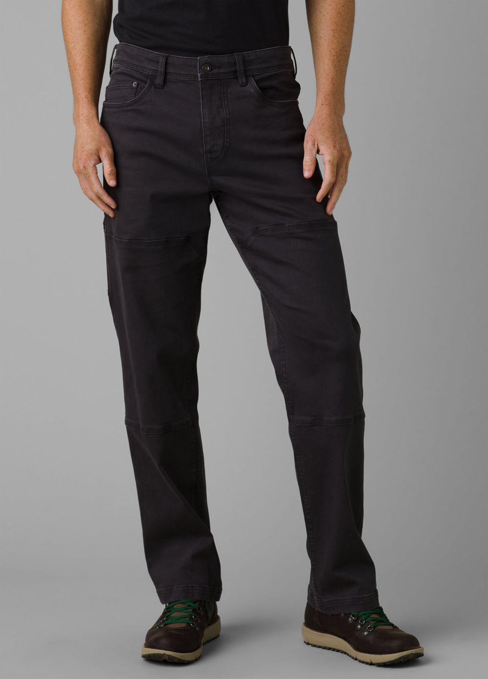 Grey Men\'s PrAna Station Pants | 91027-NMQY