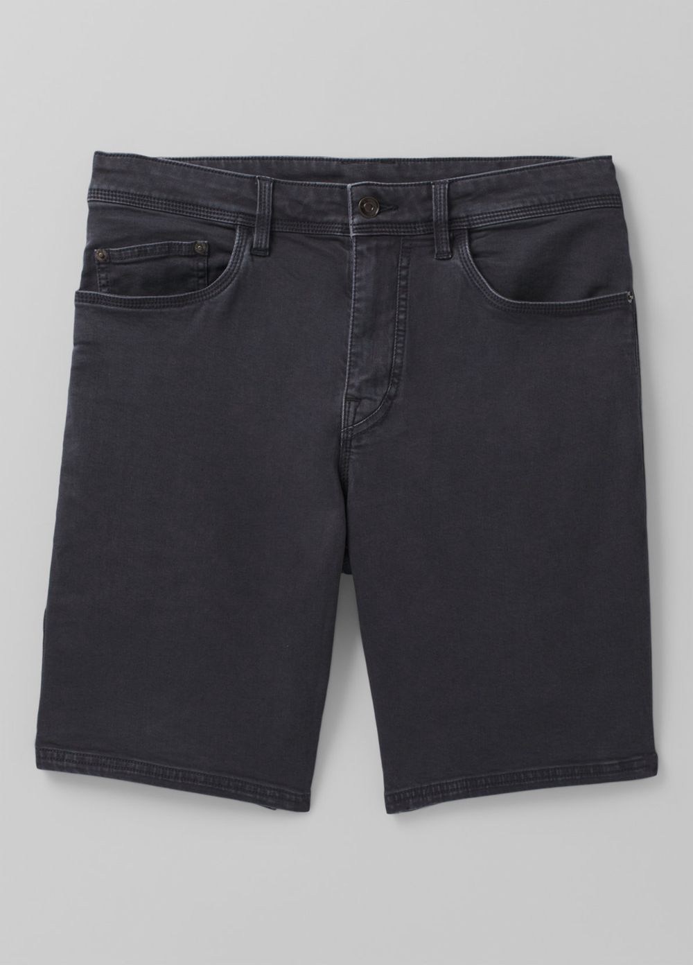 Grey Men's PrAna Station Shorts | 15798-DOBI