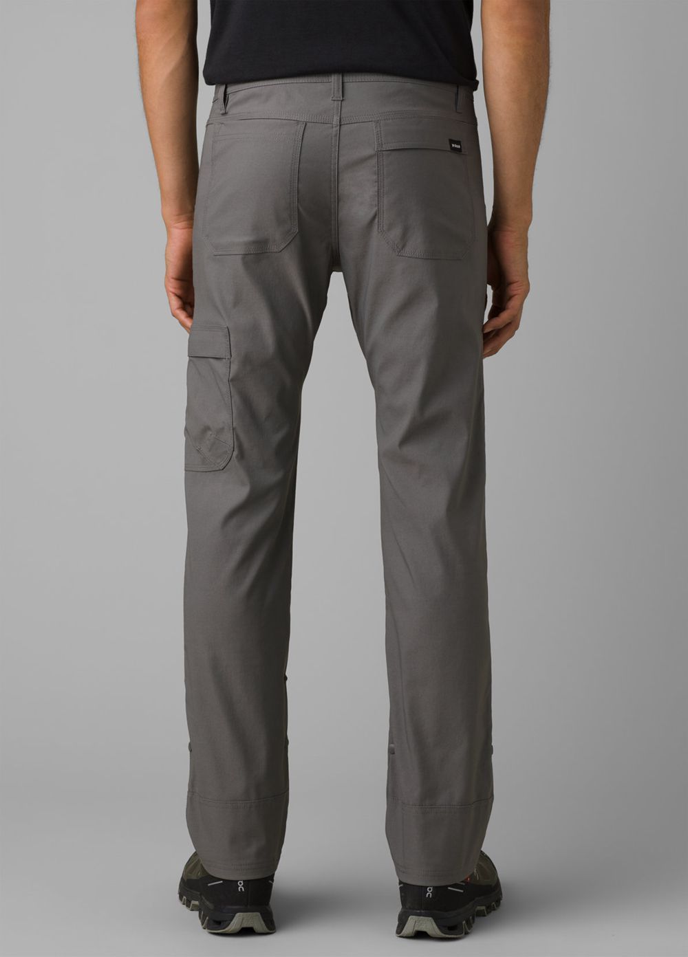 Grey Men's PrAna Stretch Zion Slim II Pants | 94368-KMBE